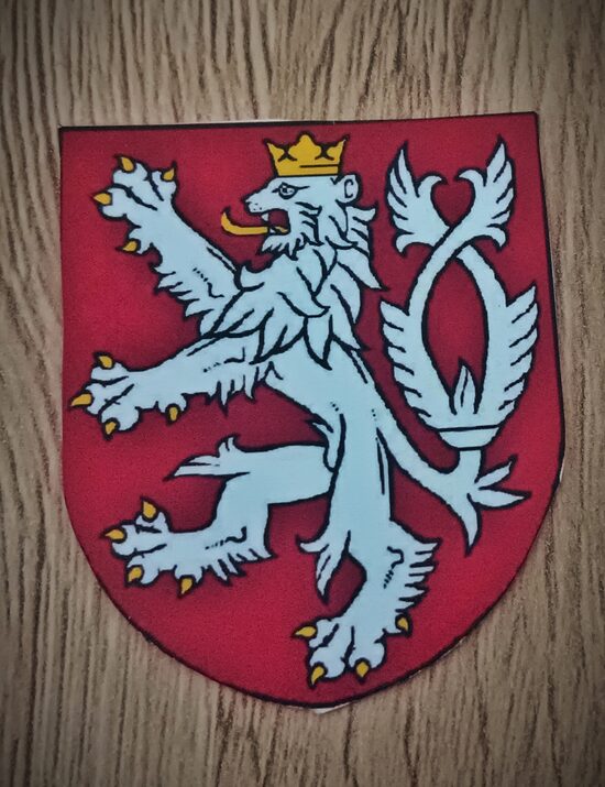 Český lev v erbu